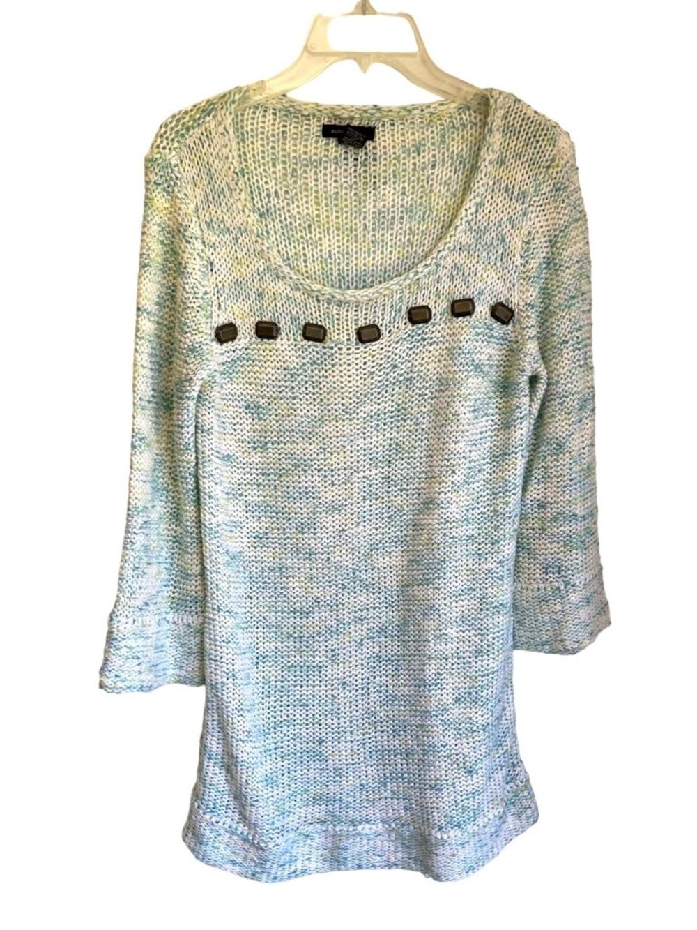 BCBG MAX AZRIA Knitted Tunic Studded Sweater or Sweater Dress Size XL